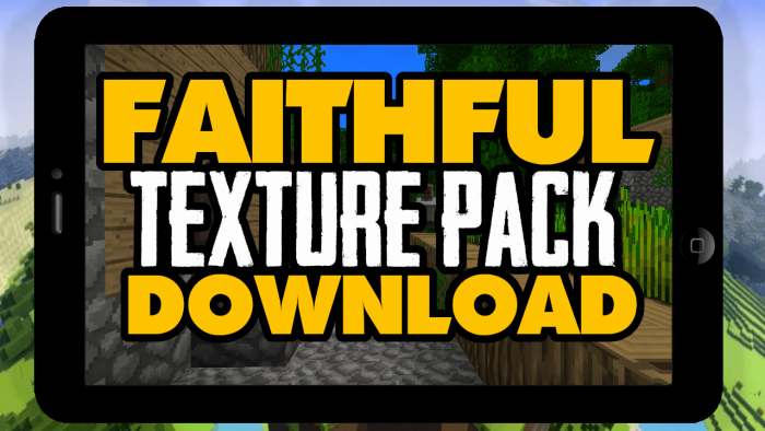 minecraft bedrock faithful texture pack download