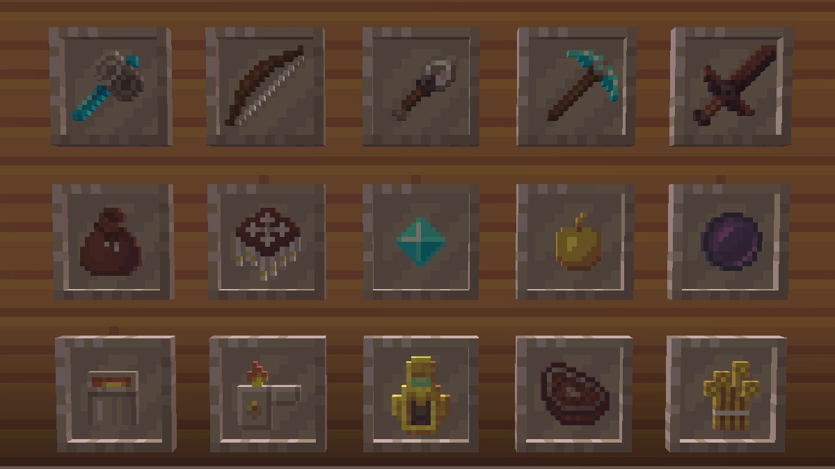 Dandelion items: tools, weapons, food and more