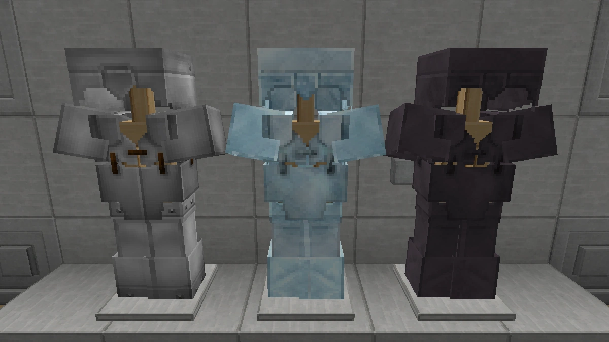Soartex Fanver armor: iron, diamond, netherite