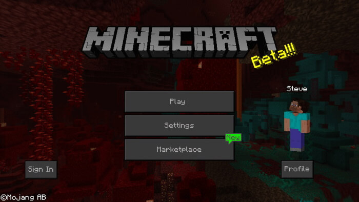 Red GUI texture pack for Minecraft pocket edition Minecraft Texture Pack