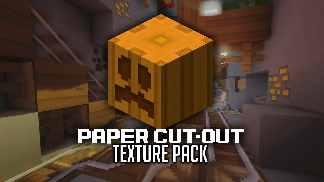 Paper Cut-Out RTX for Minecraft Pocket Edition 1.20