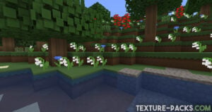 Paper Cut Out texture pack screenshot in Minecraft