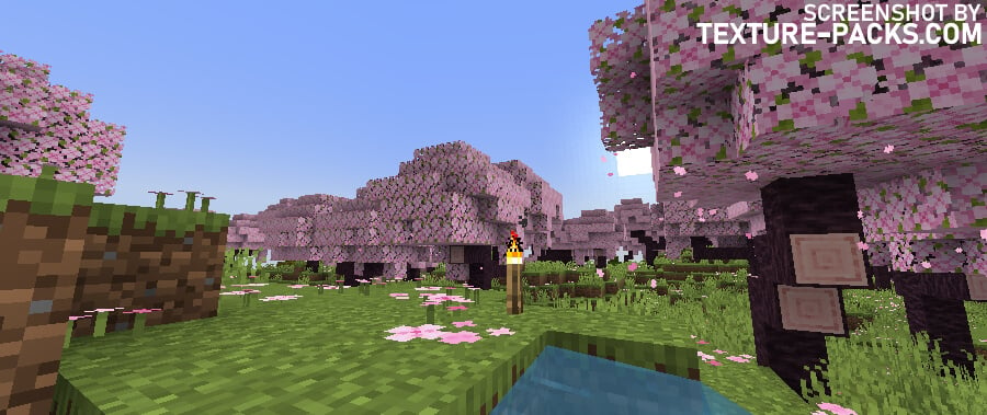 KUDA shaders compared to Minecraft vanilla (before)