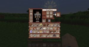 Minecraft inventory with the Quadral texture pack