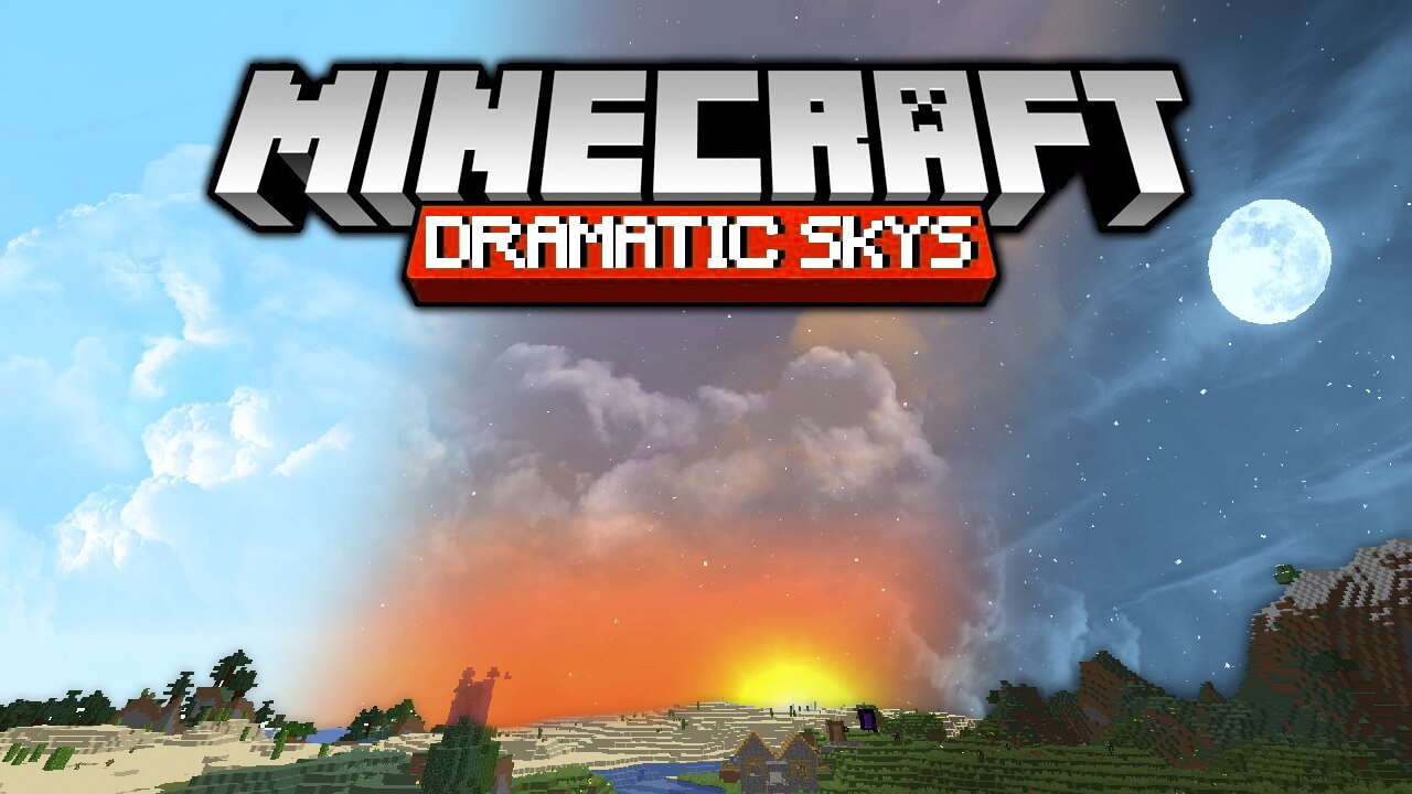 Dramatic Skys Texture Pack 1.21 → 1.20, 1.20.6 - Download