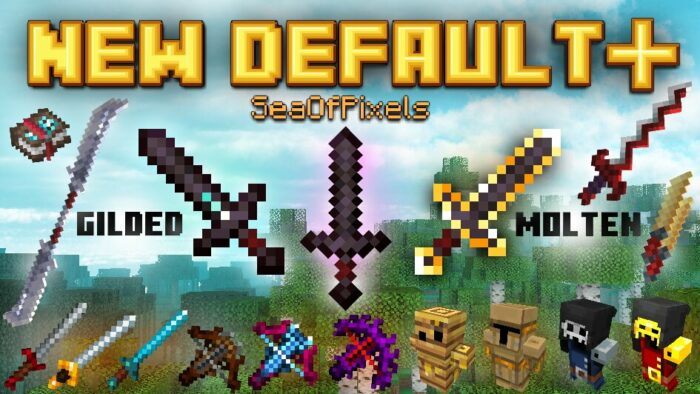 New Default+ Texture Pack 1.21, 1.21.3, 1.21.4 → 1.20 - Download