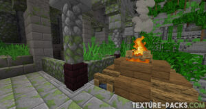 Captura de pantalla del juego del pack de texturas Faithful