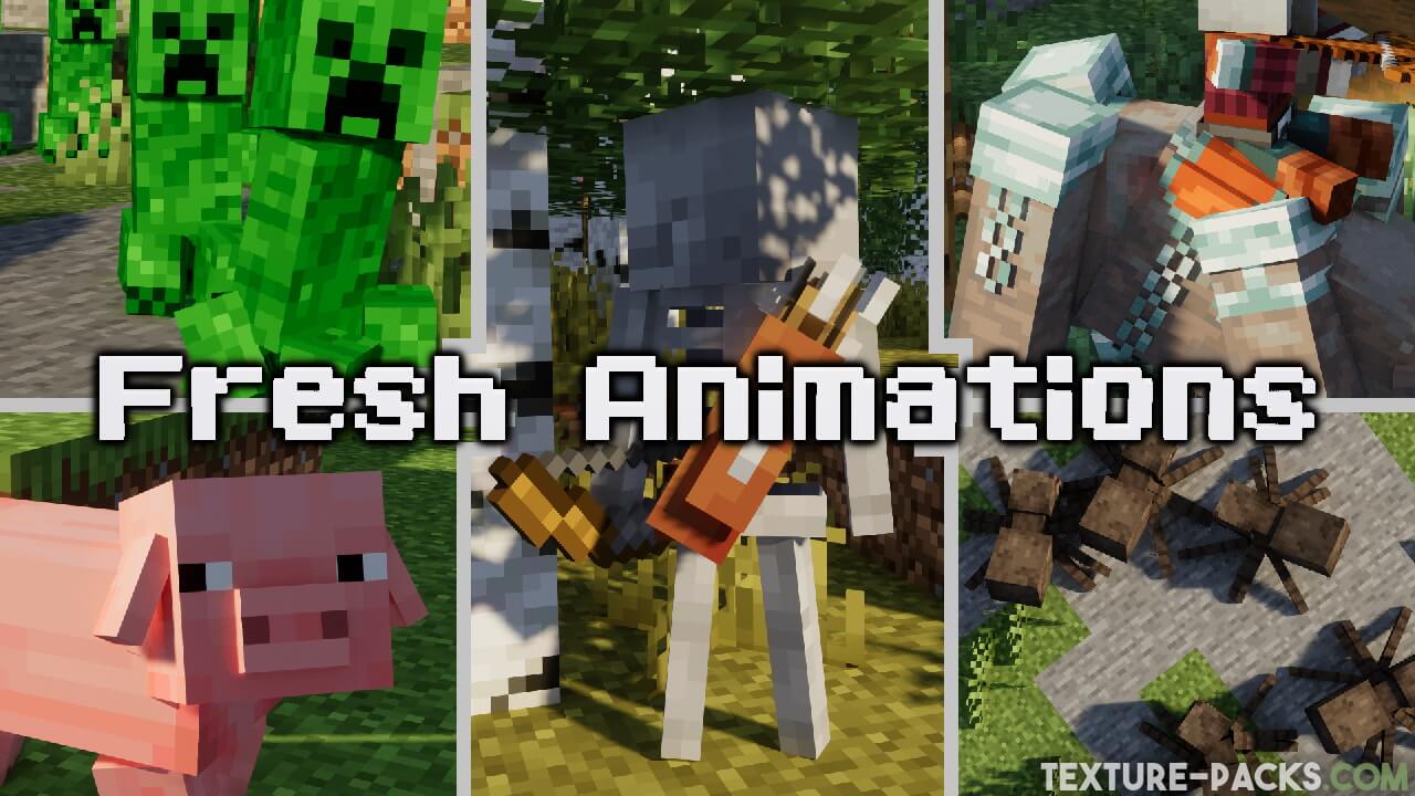 Fresh Animations Texture Pack 1.20, 1.20.4 → 1.19.4 - Download