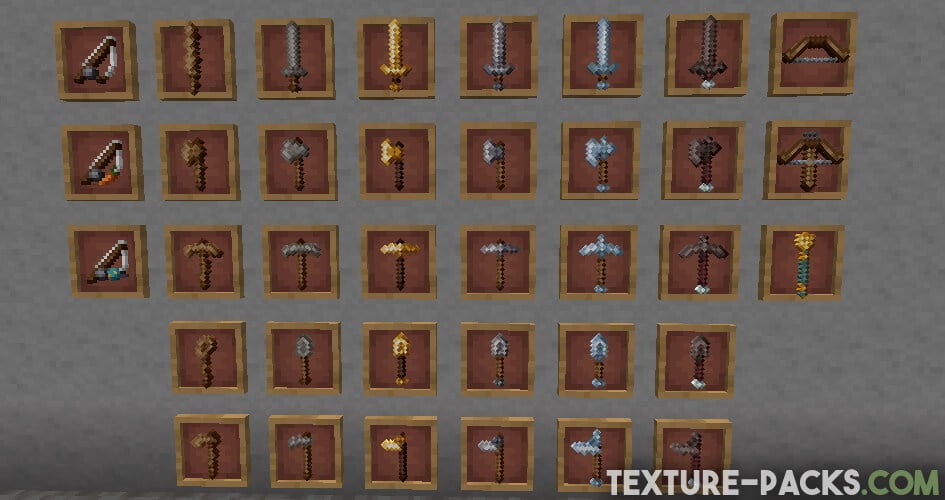 Jicklus texture pack items screenshot