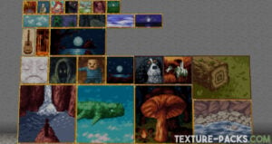 Jicklus texture pack paintings screenshot