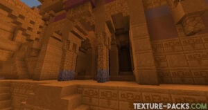 Minecraft Sandstone with Faithful texture pack