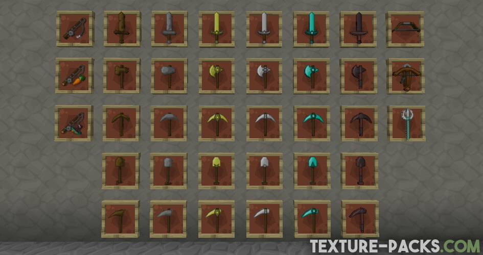 VanillaBDcraft Texture Pack Items Screenshot