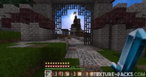 Realistic and medieval textures in Minecraft