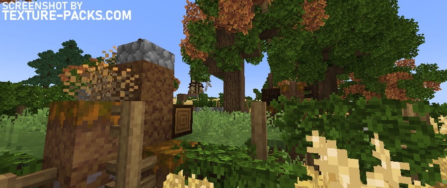 Better Default texture pack compared to Minecraft vanilla (after)