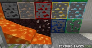 Outlined Ores in Minecraft