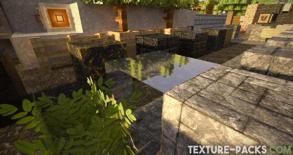 3D textures screenshot in Minecraft