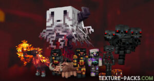 Nether mobs in Legendary texture pack