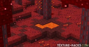 Smoube texture pack screenshot in nether