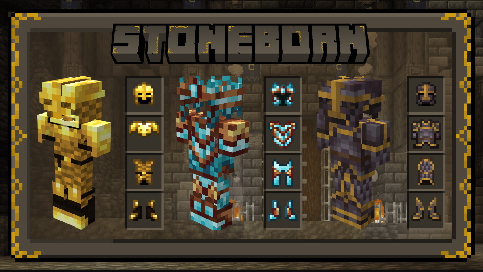 Stoneborn Texture Pack 1.20, 1.20.6 → 1.19.4 - Download