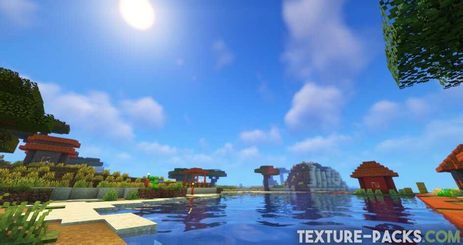 Complementary Shaders screenshot during daytime