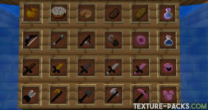 Imaginary texture pack screenshot of pvp items