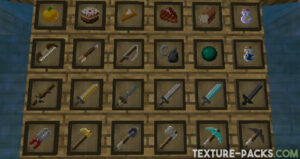 Most important items of the Native texture pack