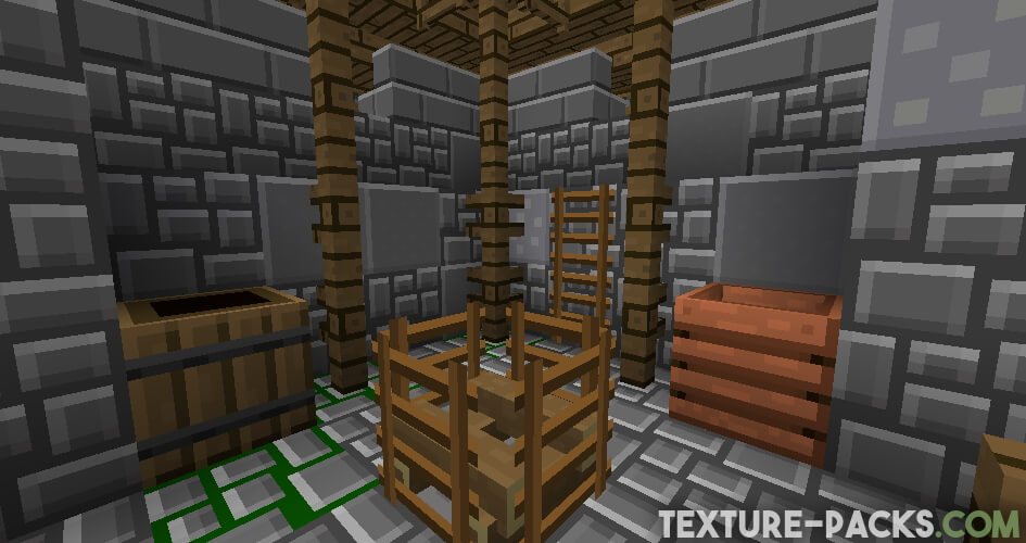 Plastic texture pack screenshot with all blocks