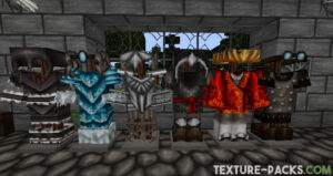 Medieval armor texture pack screenshot