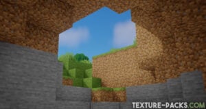 Cave screenshot with Oceano shaders