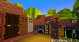 Minecraft with realistic animations and Trailers texture pack