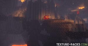 Minecraft nether shader pack with dynamic shadows