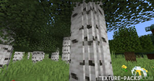 Round Trees texture pack screenshot