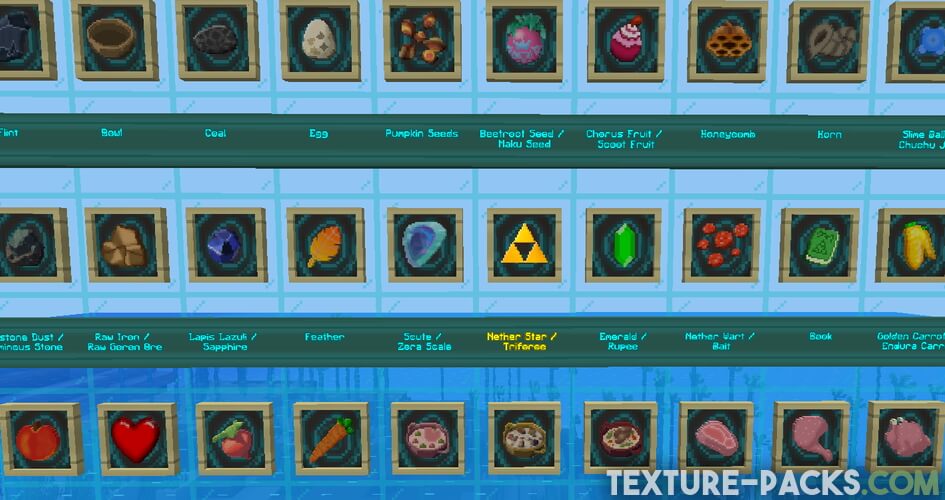 Legend of Zelda Custom Items - Minecraft Resource Pack