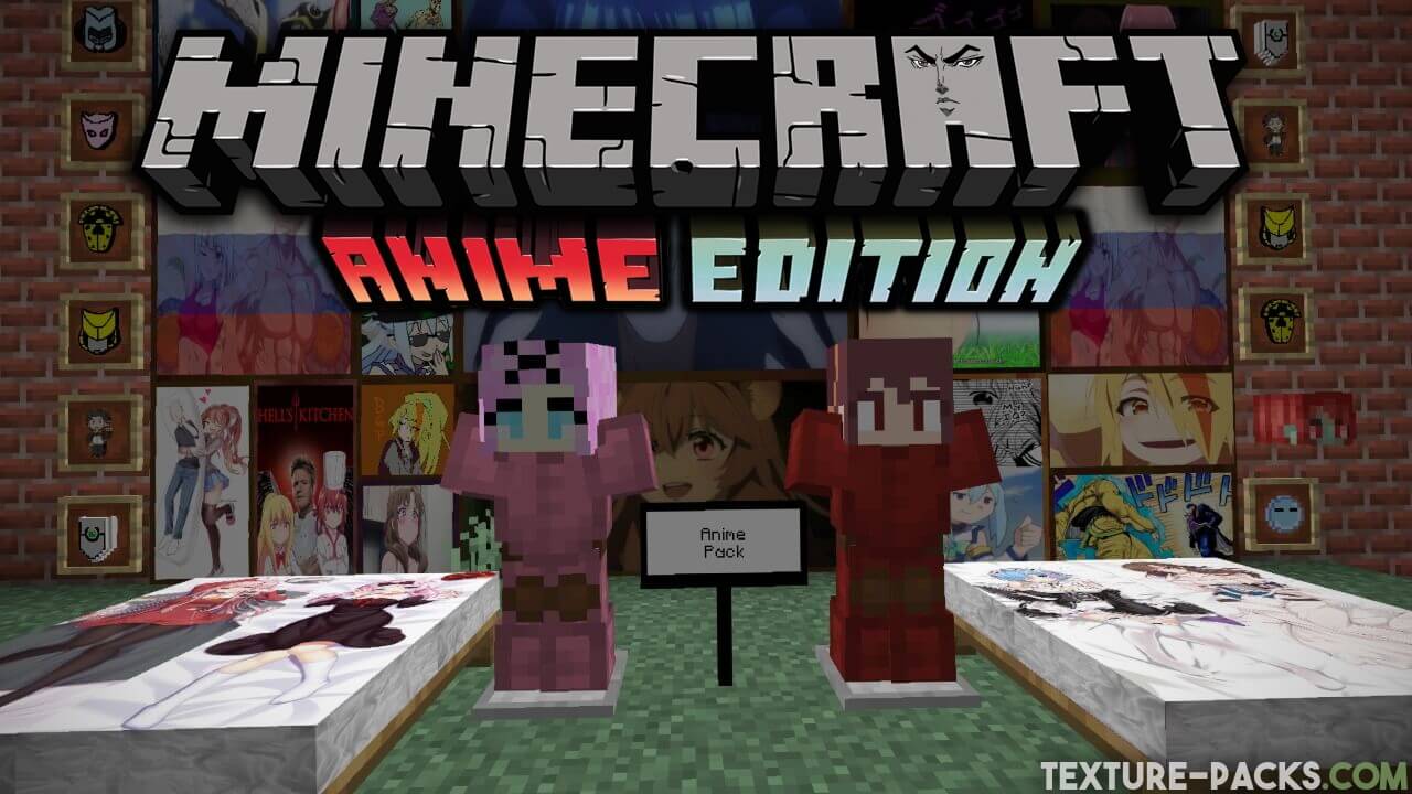 Anime Texture Pack 1.20, 1.20.6 → 1.19, 1.19.4 - Download