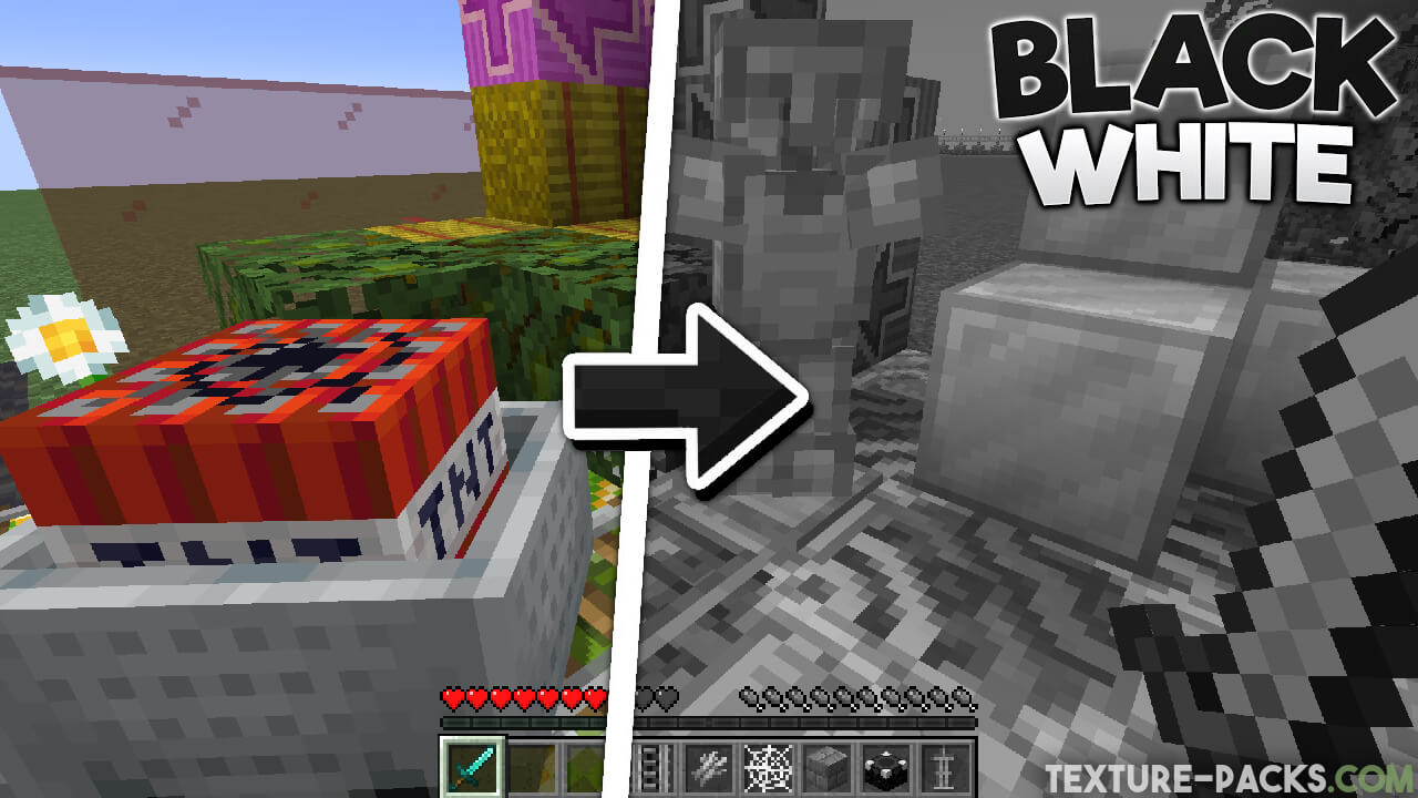 Black and White texture pack