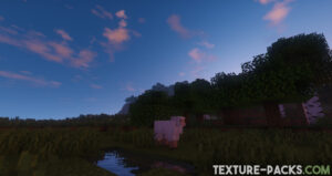 Minecraft night with TME shaders