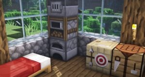 Screenshot of a Minecraft room with Prime's HD Textures