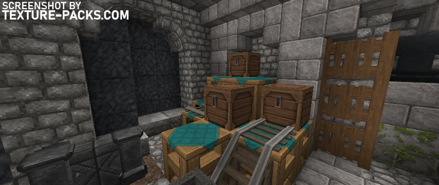 Alacrity texture pack compared to Minecraft vanilla (after)