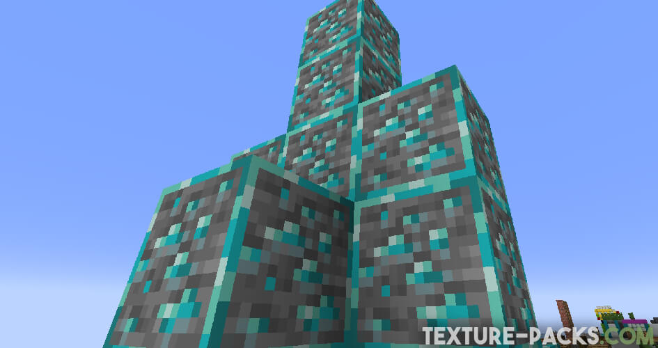 Visible Ores Texture Pack para Minecraft 1.20, 1.19, 1.18, 1.17 y 1.16