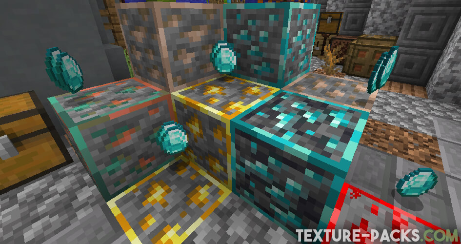 Old Ore Textures (With Copper) - Minecraft Resource Pack