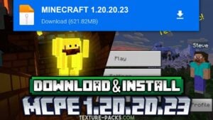 Download Minecraft PE 1.20.50.22 apk free: Cooper update