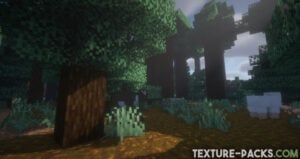Screenshot of the realistic shadows in the BSL shader pack