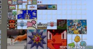 All new paintings in the Pokémon texture pack