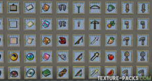 Screenshot of new Pokèmon items in Minecraft