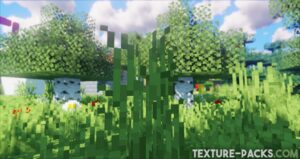 Screenshot of the Exposa shaders motion blur in Minecraft