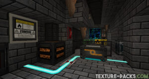 Space texture pack screenshot of some blocks