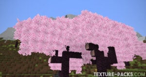 Screenshot of bushy cherry leaves