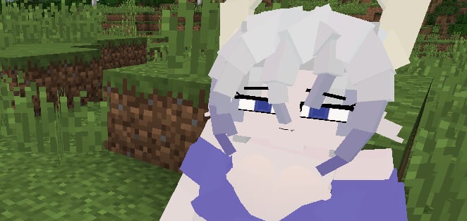 A new NSFW character in Minecraft called Manglelie