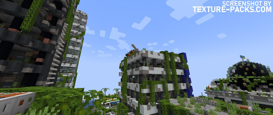 Spooklementary shaders compared to Minecraft vanilla before