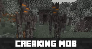 Two hostile Creaking mobs standing side by side.